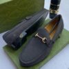 Gucci Men Suede Shoe - Grey