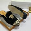 Men Versace Stud Half Shoe - Black