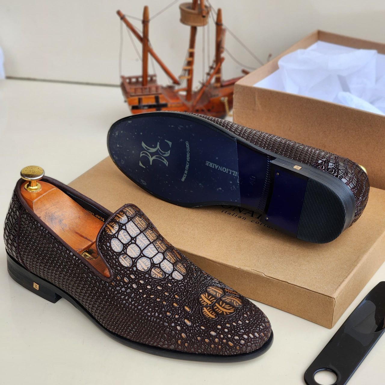 billionaire-men-scale-leather-shoe-brown-classic-footwears